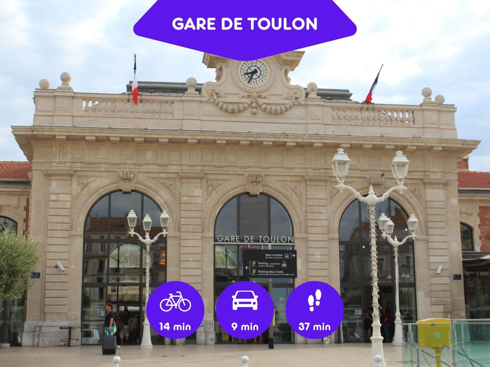 Bao Location - Ideal Pro & Groupe - Calme - Lumineux - Wifi - Terrasse - Jardin - Plage A 2Km - Proche Centre Ville, Gare, Commerces - Parking Prive 툴롱 외부 사진